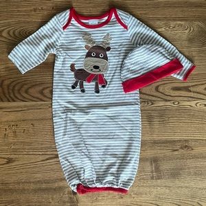 NWT Nursery Rhymes infant gown with hat